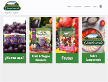 Tablet Screenshot of campoverde.com